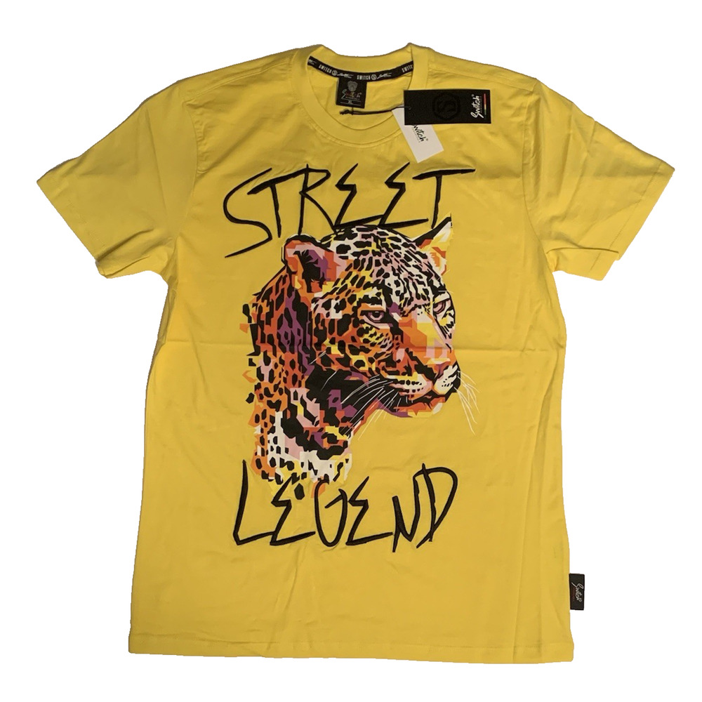 Switch Remarkable Men's XL Street Legend Jaguar Graphic Print T-Shirt MSRP $50